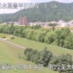 豊平川 南22条橋右岸下流のライブカメラ|北海道札幌市のサムネイル