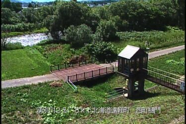 湧別川 西町樋門のライブカメラ|北海道遠軽町