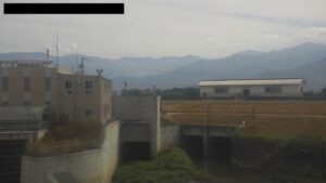 長野県小布施町 浅川 排水機場のライブカメラ