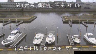 保倉川 マリーナ上越泊地のライブカメラ|新潟県上越市