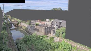 鴻沼排水路 鴻沼川神明橋観測局のライブカメラ|埼玉県さいたま市