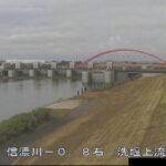大河津分水路 洗堰上流右岸のライブカメラ|新潟県長岡市のサムネイル
