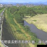 犀川 落合橋のライブカメラ|長野県長野市のサムネイル