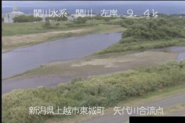 関川 中央橋上流のライブカメラ|新潟県上越市