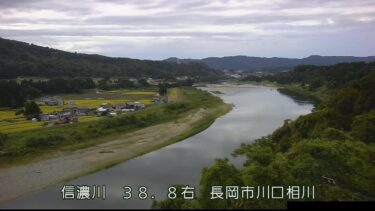 信濃川 上片貝のライブカメラ|新潟県長岡市