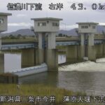信濃川 蒲原大堰下流のライブカメラ|新潟県三条市のサムネイル