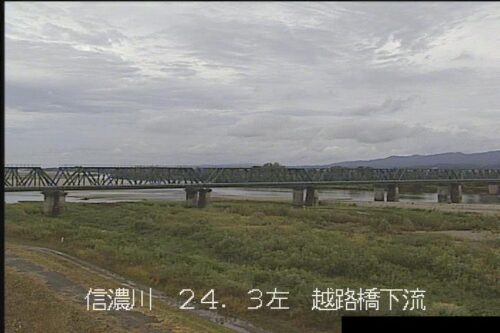 信濃川 越路橋下流のライブカメラ|新潟県長岡市のサムネイル
