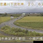 信濃川 小須戸橋左岸のライブカメラ|新潟県新潟市のサムネイル