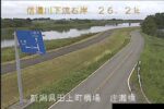 信濃川 庄瀬橋のライブカメラ|新潟県田上町のサムネイル