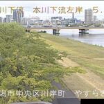 信濃川 やすらぎ堤のライブカメラ|新潟県新潟市のサムネイル