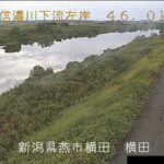 信濃川 横田のライブカメラ|新潟県燕市のサムネイル