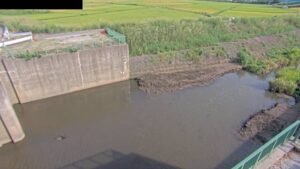 埼玉県東松山市 新江川 山王樋門観測局のライブカメラ