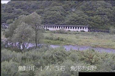 魚野川 橋場川樋管周辺のライブカメラ|新潟県魚沼市