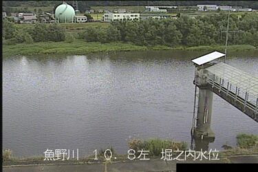 魚野川 堀之内水位観測所のライブカメラ|新潟県魚沼市