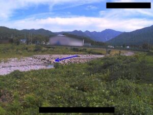 新潟県南魚沼市 水無川 黒金橋のライブカメラ