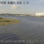 多摩川 多摩川河口水位観測所のライブカメラ|神奈川県川崎市のサムネイル
