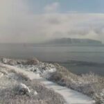 葛登支岬灯台から津軽海峡のライブカメラ|北海道北斗市のサムネイル