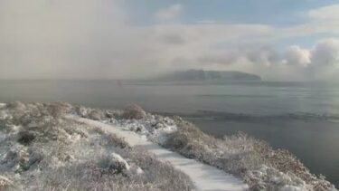 葛登支岬灯台から津軽海峡のライブカメラ|北海道北斗市