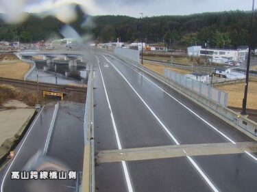 石川県道142号 高山跨線橋山側のライブカメラ|石川県加賀市のサムネイル