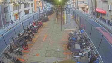 六ッ又陸橋オートバイ専用駐車場のライブカメラ|東京都豊島区