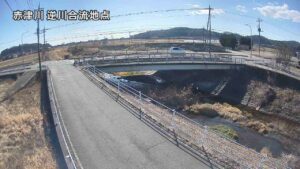 栃木県栃木市 赤津川 逆川合流点のライブカメラ