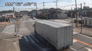 栃木県栃木市 国道293号 大柿十字路のライブカメラ