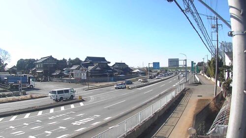 国道50号 小田林のライブカメラ|茨城県結城市のサムネイル