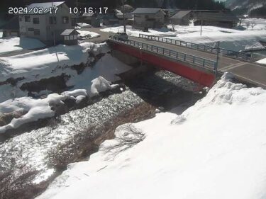塩ノ岐川 八乙女橋のライブカメラ|福島県只見町