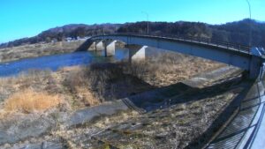 福島県会津坂下町 只見川 片門橋のライブカメラ