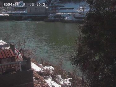 只見川 越川側道橋のライブカメラ|福島県金山町