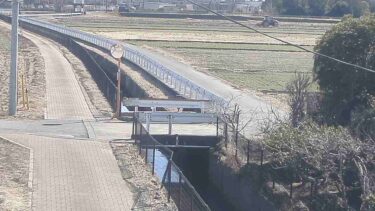 利根加用水 舞木二ノ堰橋付近のライブカメラ|群馬県千代田町