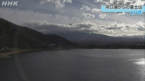 NHKより山梨のライブカメラ|山梨県富士河口湖町のサムネイル