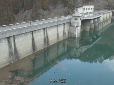 引原川 引原ダム（上流）のライブカメラ|兵庫県宍粟市のサムネイル