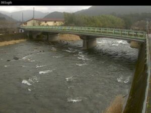 兵庫県宍粟市 引原川 杉田局のライブカメラ
