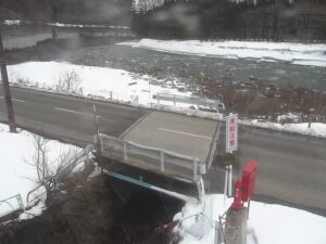 福島県南会津町 伊南川 内川ロックシェッドのライブカメラ