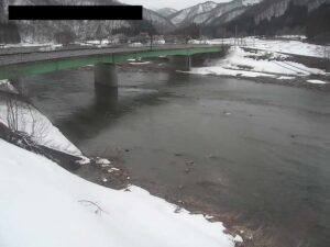 福島県南会津町 伊南川 倭橋のライブカメラ