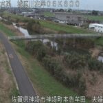 城原川 夫婦井樋橋のライブカメラ|佐賀県神埼市のサムネイル