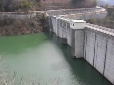 鞍居川 金出地ダム（上流）のライブカメラ|兵庫県上郡町のサムネイル