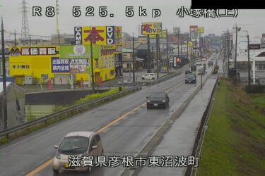 国道8号 小塚橋のライブカメラ|滋賀県彦根市のサムネイル