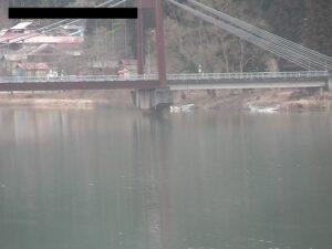 福島県柳津町 只見川 麻生大橋のライブカメラ