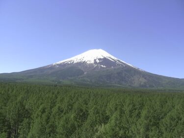 富士山北麓フラックスから富士山のライブカメラ|山梨県富士吉田市のサムネイル
