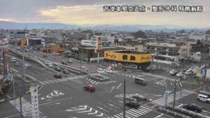 岐阜県岐阜市 国道21号 茜部本郷交差点のライブカメラ