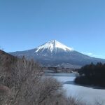 田貫湖畔から富士山のライブカメラ|静岡県富士宮市のサムネイル