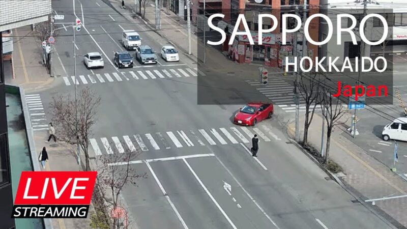 札幌市中央区南1条通り・東4丁目通り交差点のライブカメラ|北海道札幌市のサムネイル