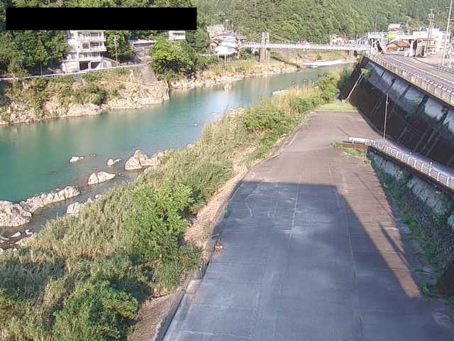 飛騨川 白川口のライブカメラ|岐阜県白川町のサムネイル