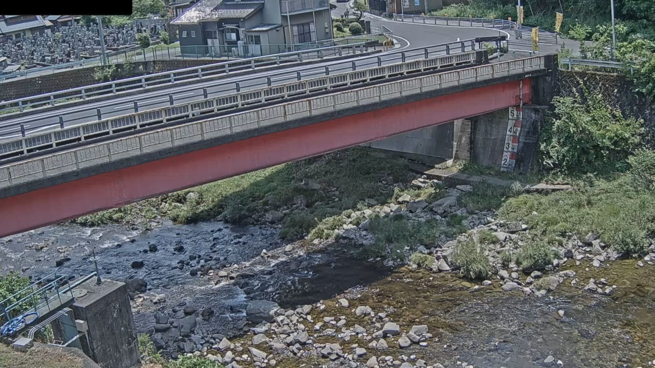 神渕川 飯高橋のライブカメラ|岐阜県七宗町のサムネイル