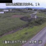 櫛田川 魚見橋のライブカメラ|三重県松阪市のサムネイル