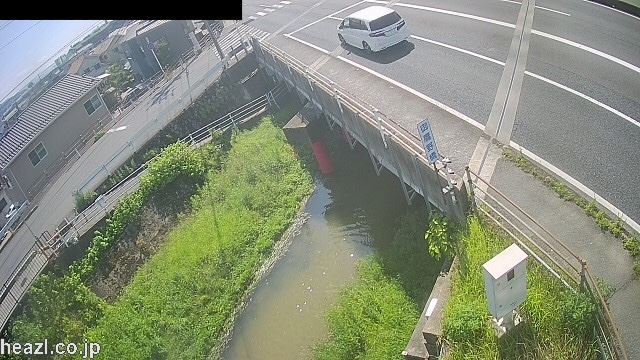 三迫川 御鷹野橋付近のライブカメラ|広島県海田町のサムネイル