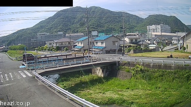 三迫川 三迫橋付近のライブカメラ|広島県海田町のサムネイル