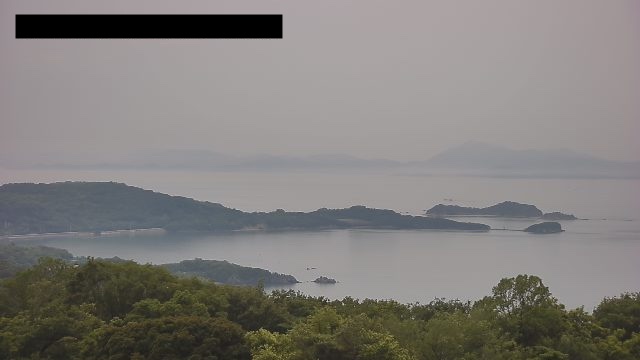 オリビアン小豆島夕陽ヶ丘ホテルから瀬戸内海のライブカメラ|香川県土庄町のサムネイル